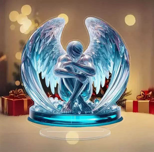 🪽Gorgeous Angel Wings Cross Decoration✝️