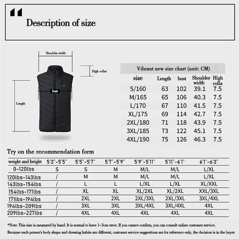 🔥Last Day Promotion 47% OFF🔥 - 🔥 New Unisex Warming Heated Vest 🔥