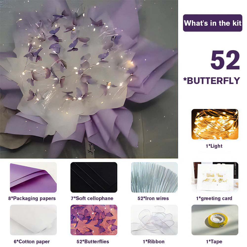 Celebrate Mother's Day with Elegance: DIY Butterfly Bouquet with Twinkling Lights