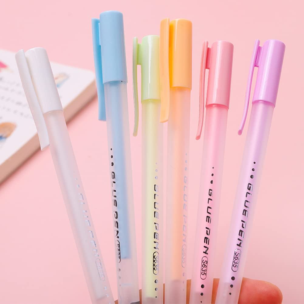 6PCS Adhesive Glue Pens Quickie Glue Pen Set