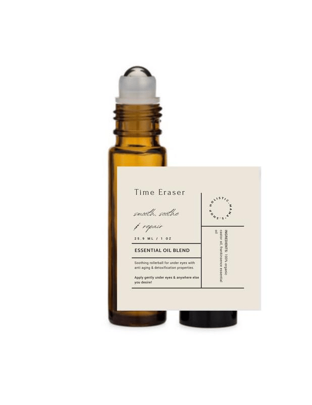 Time Eraser Rollerball -Castor oil & Frankincense