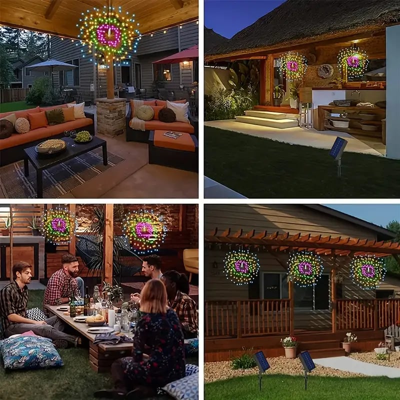 🎄Early Christmas Sale 49% OFF🎁Solar Twinkle Hanging Lights🎇