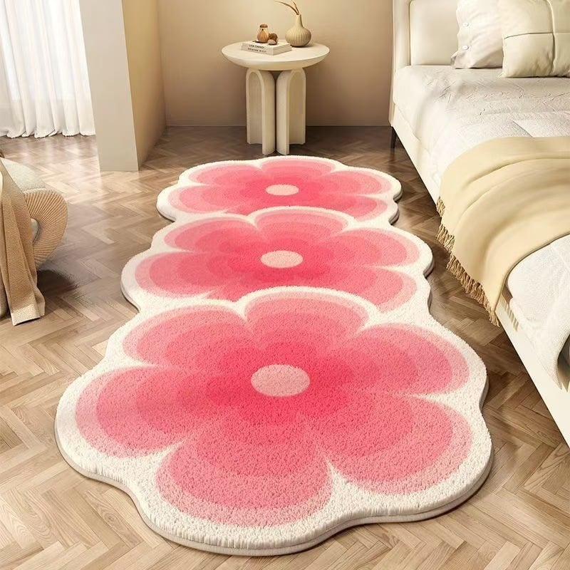 💖Last Day Sale 49% OFF💖Flower Pattern Non-slip Washable Rugs Floor Mat