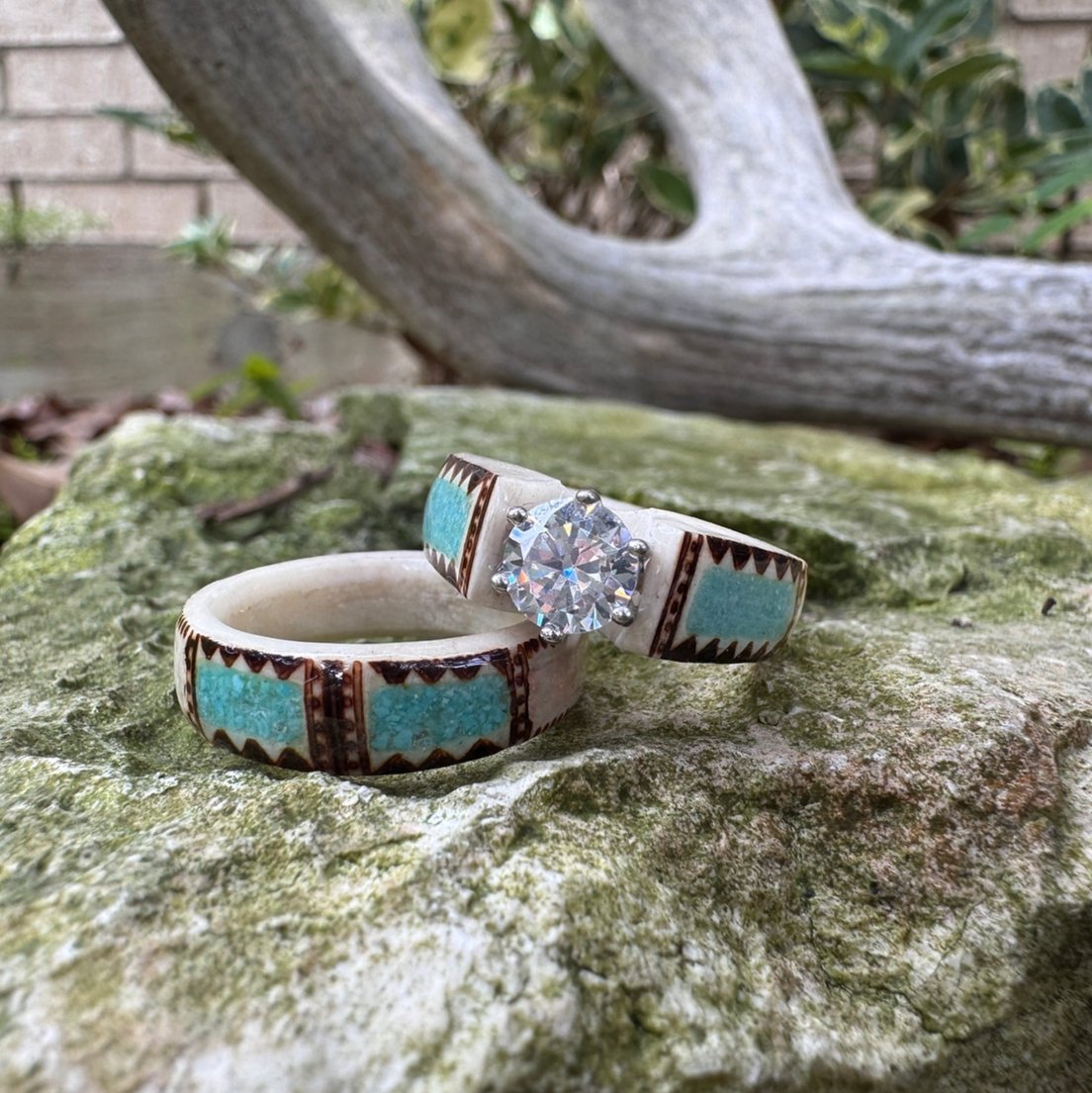 🔥LAST DAY 49% OFF—💍Hand Carved Antler Ring 🌏Made From Natural Shed Antlers