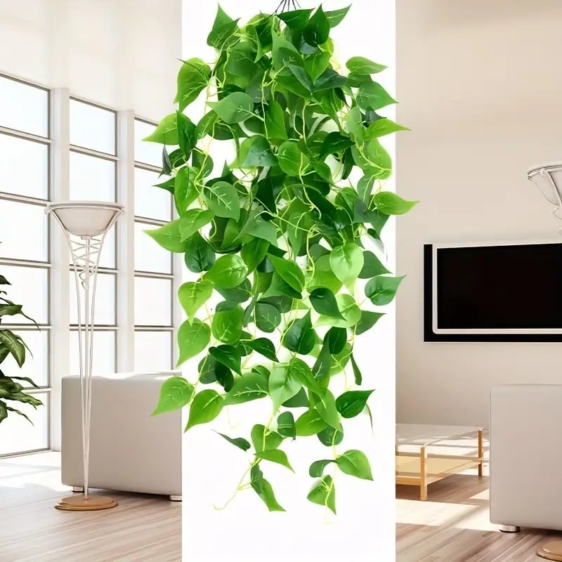 EverGreen Cascade! 3.6ft Faux Vine Trio--Easy to Grow Houseplant