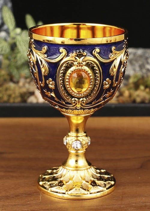 Vintage Metal Wine Cups