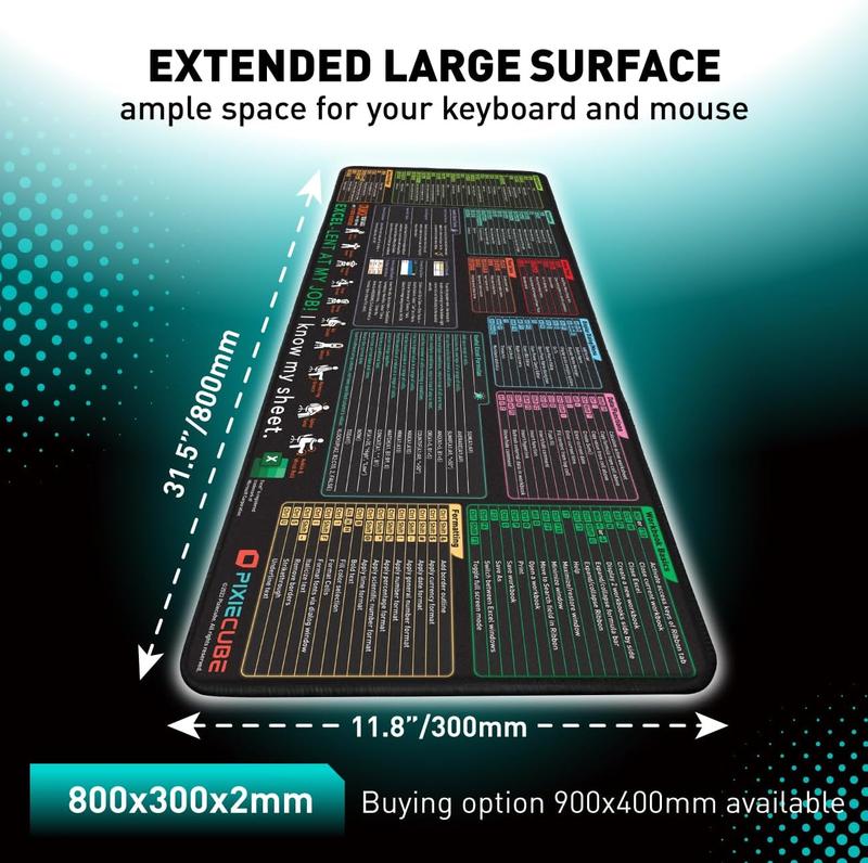 Last Day 49% OFF🔥Excel Cheat Sheet Desk Mat