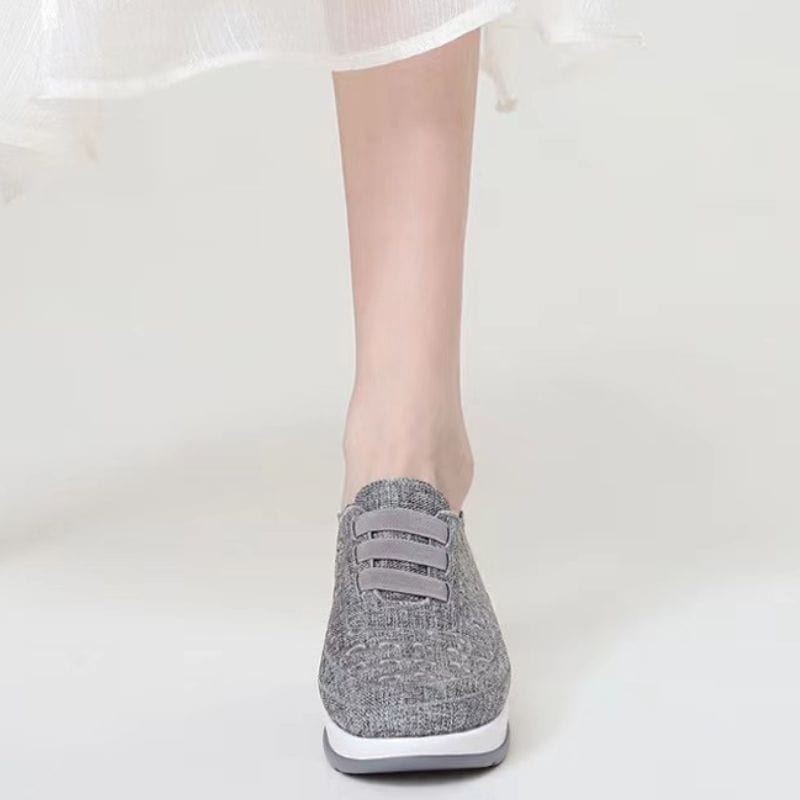 Women Orthopedic Shoes Comfy Elastic Mesh Round Toe Slip On