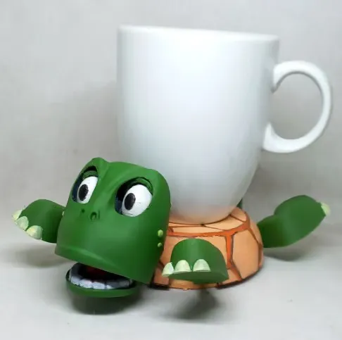 📦The Best Funny Gift Ever--3D Printing Funny Turtle Cup Holder By