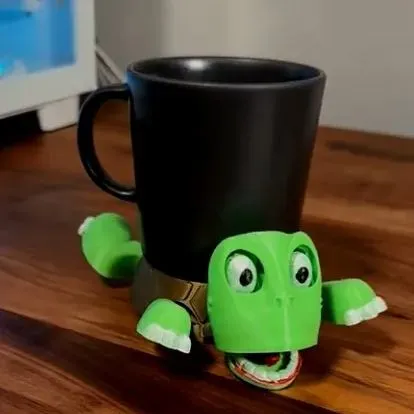 📦The Best Funny Gift Ever--3D Printing Funny Turtle Cup Holder By