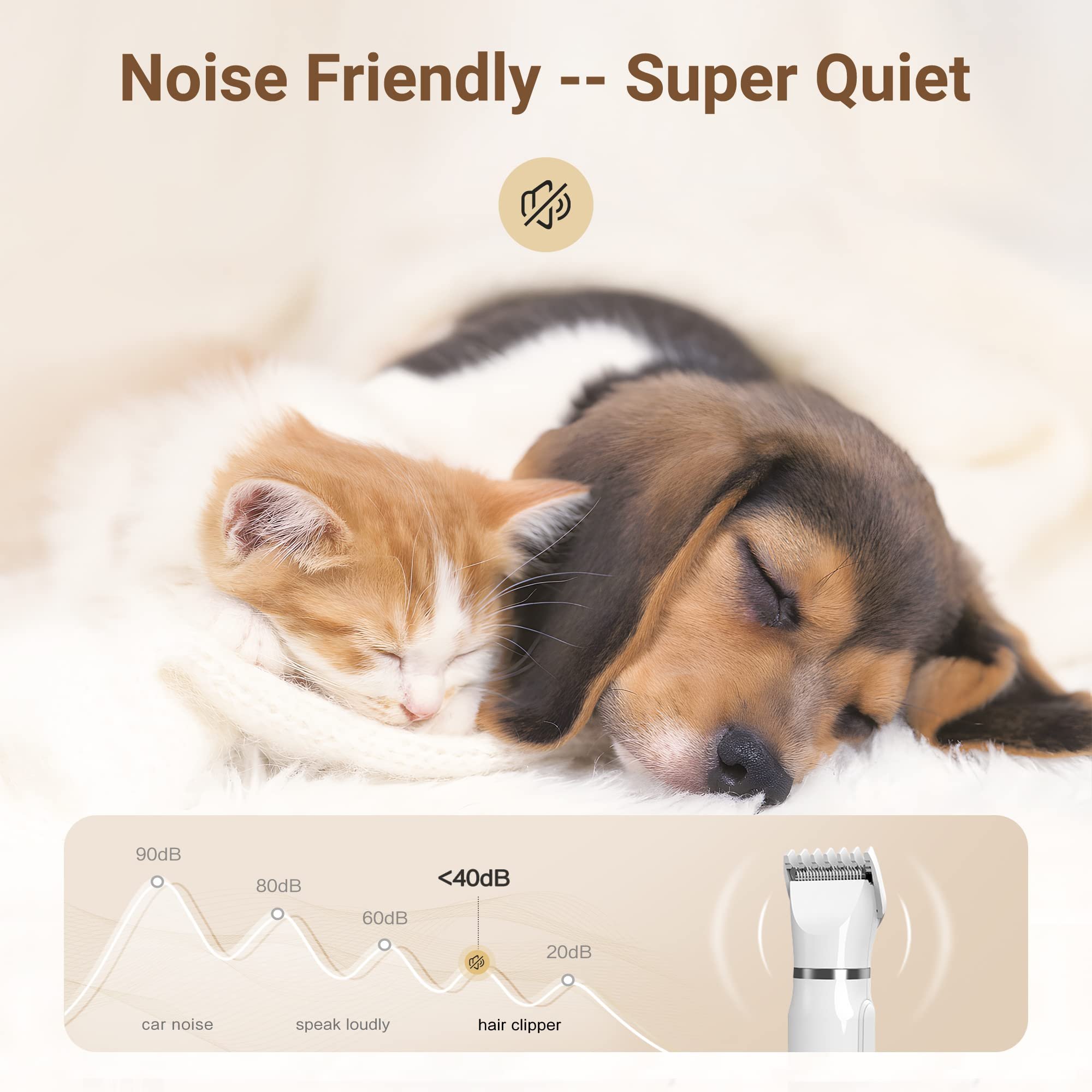 (🔥HOT SALE NOW 49% OFF) - 4-in-1 Electric Clippers with 4 Interchangeable Blades