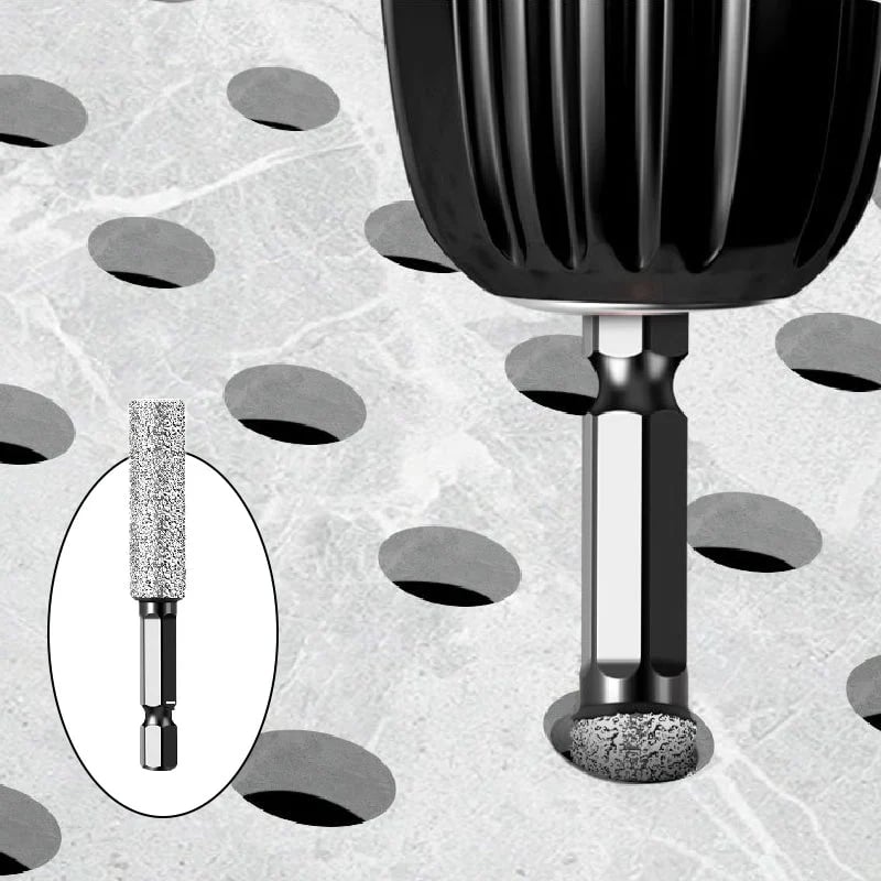 Hex Shank Brazed Hole Opener for Drilling and Grinding