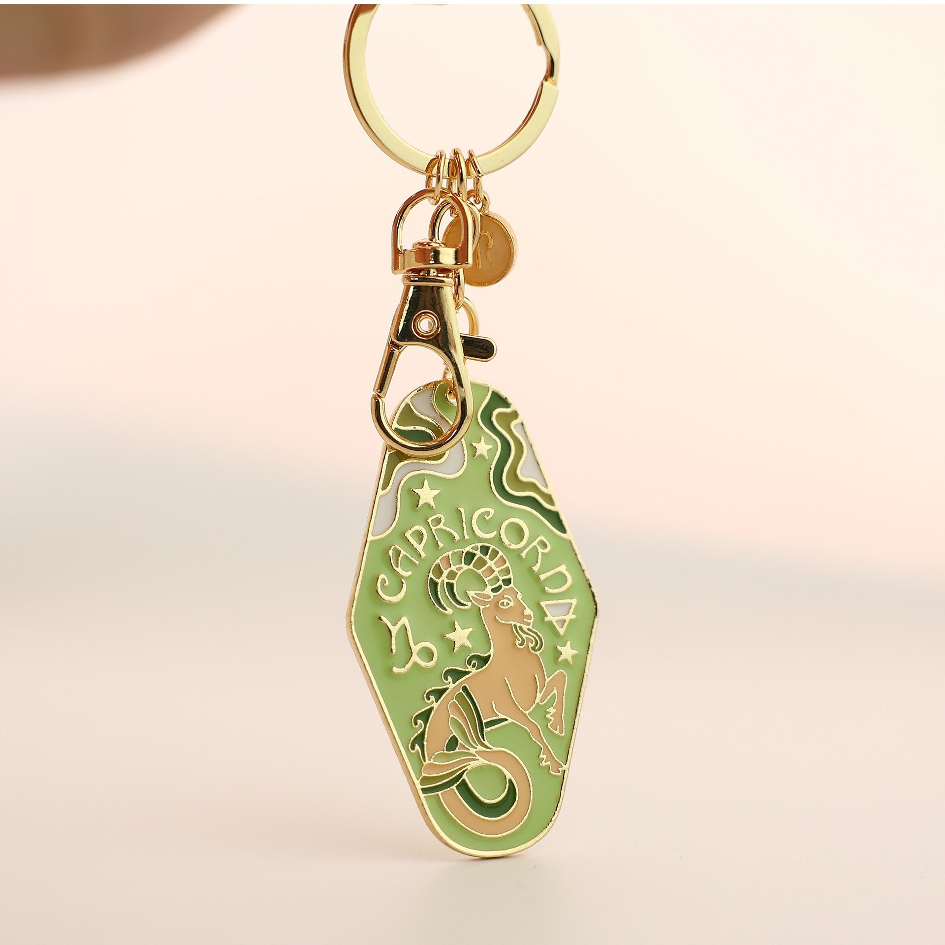 🔮✨Vintage Illustrated Zodiac Keychain