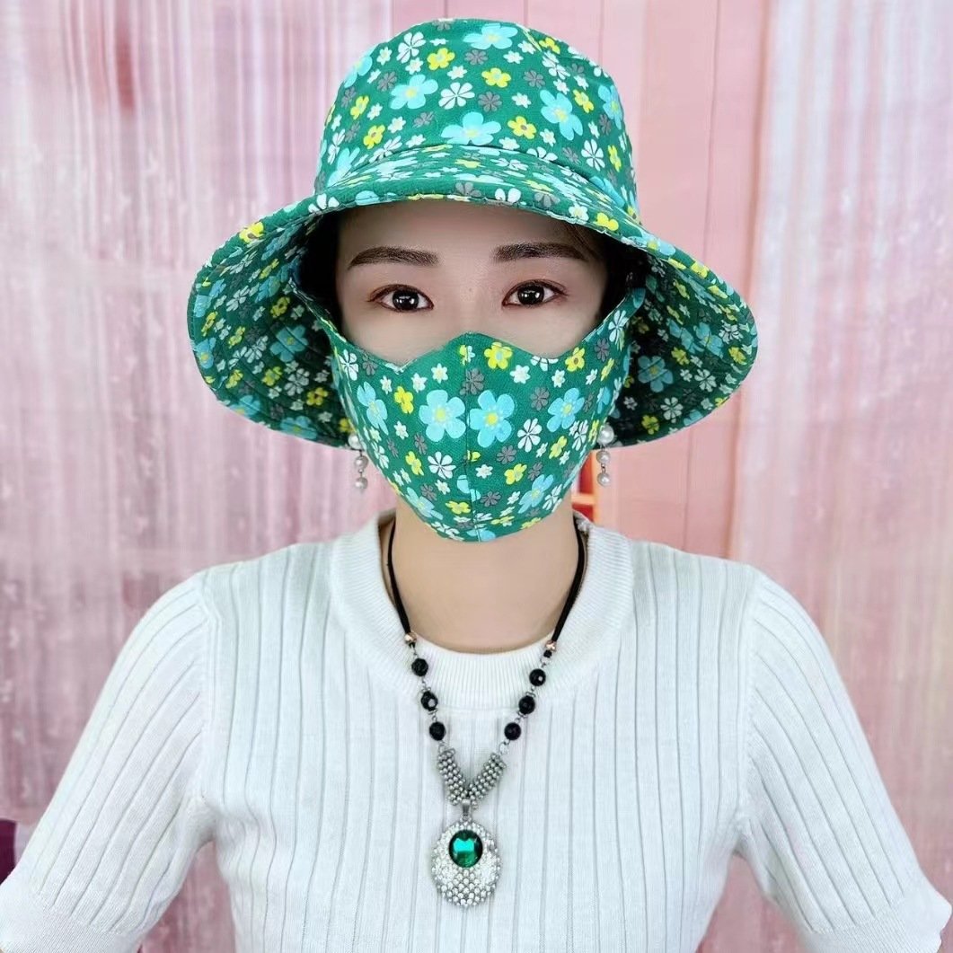 🌺2024 New Sunscreen Mask and Hat Integrated Sunshade Hat👒