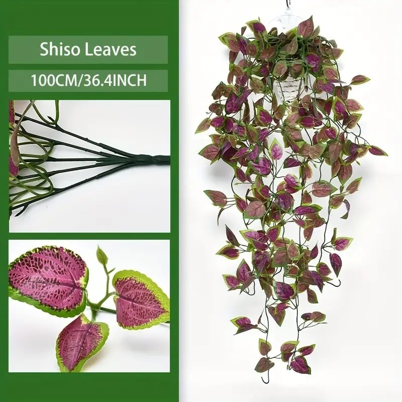 EverGreen Cascade! 3.6ft Faux Vine Trio--Easy to Grow Houseplant