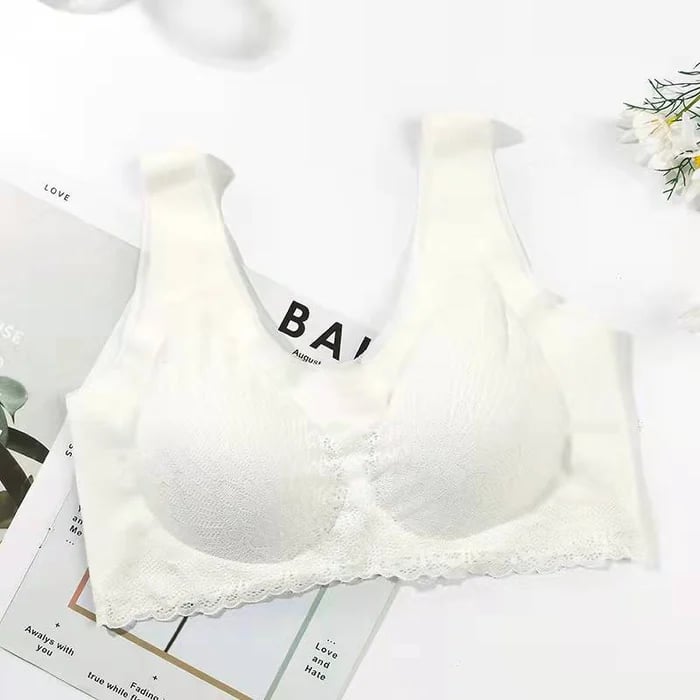 🔥2023 Hot Sale 49% OFF🔥 Latex 4.0 Graceful Anti-saggy Breathable Lace Large Size Bra