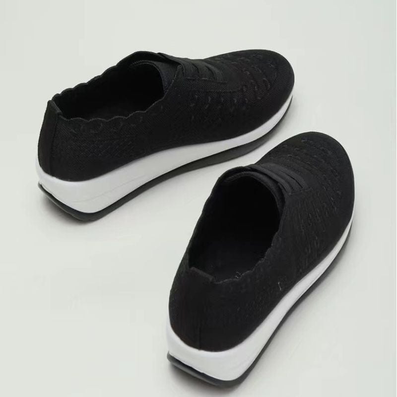 Women Orthopedic Shoes Comfy Elastic Mesh Round Toe Slip On