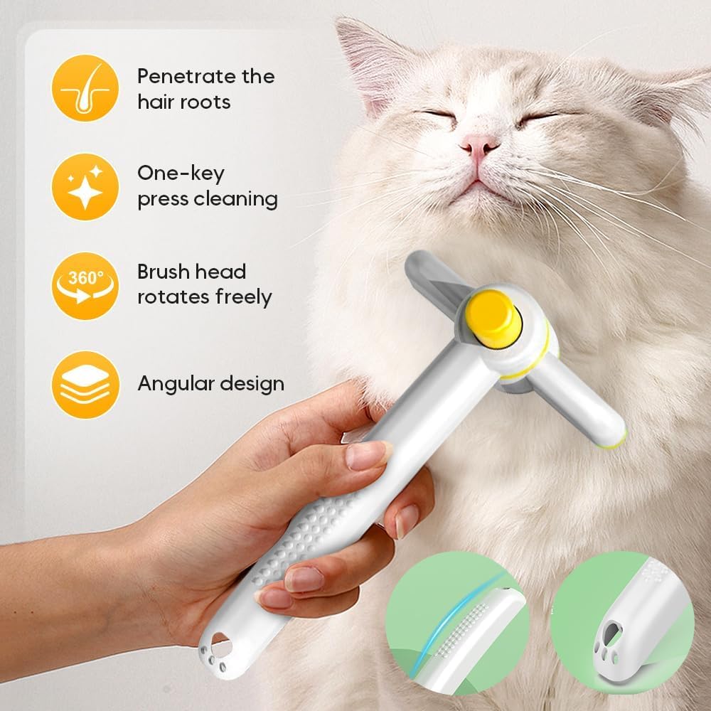 🐾 Effortless Grooming - 49% OFF - ✨ Ultimate Pet Comb - For a Shiny, Healthy Coat & Cleaner Home! 🐶