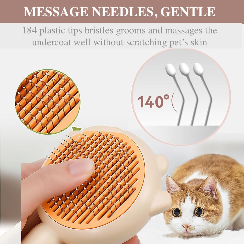 😸Knot-removing and floating hair comb for cats and dogs