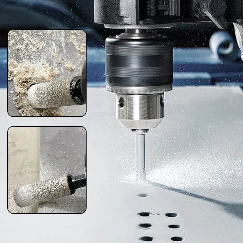 Hex Shank Brazed Hole Opener for Drilling and Grinding