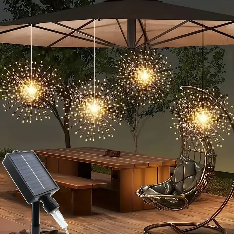 🎄Early Christmas Sale 49% OFF🎁Solar Twinkle Hanging Lights🎇