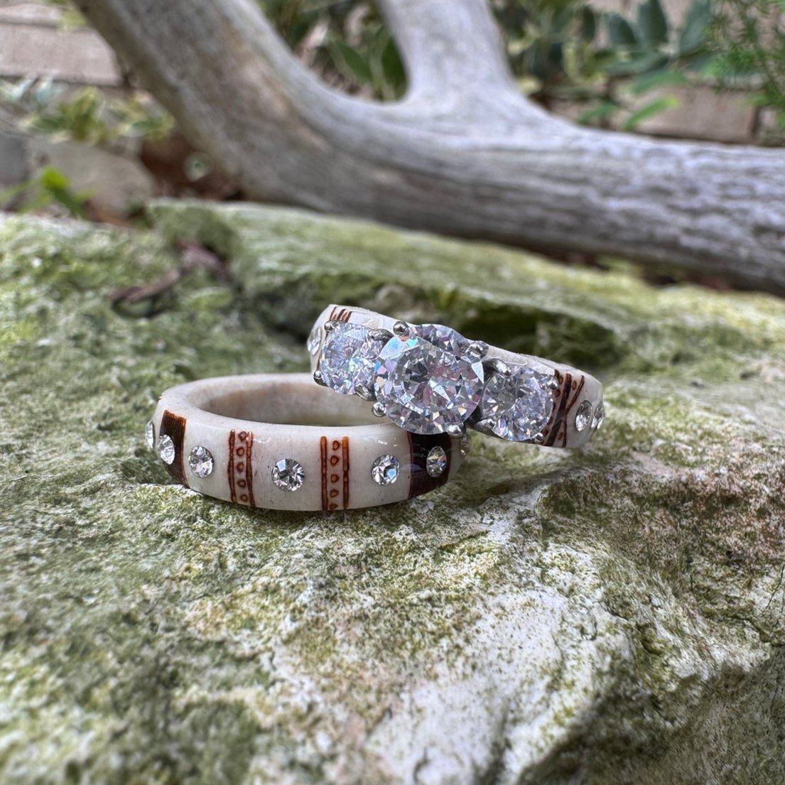 🔥LAST DAY 49% OFF—💍Hand Carved Antler Ring 🌏Made From Natural Shed Antlers