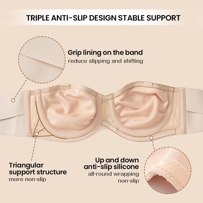 💥LAST DAY BUY 1 GET 1 FREE 🔥Non-Slip Multi-Way Strapless Bra