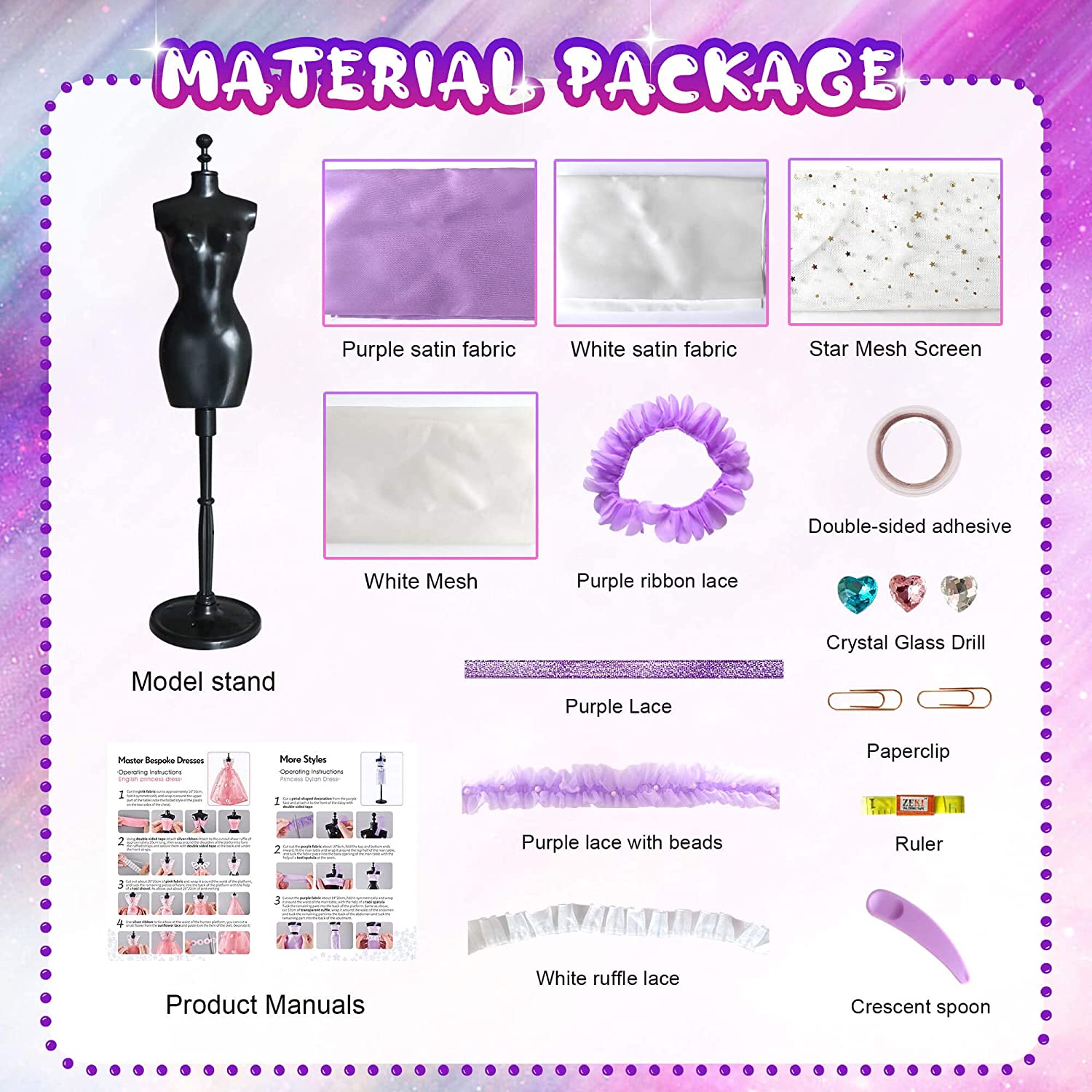 🔥Promotion🔥Dress Design Craft Making Kit👍Buy 2 Save 10%