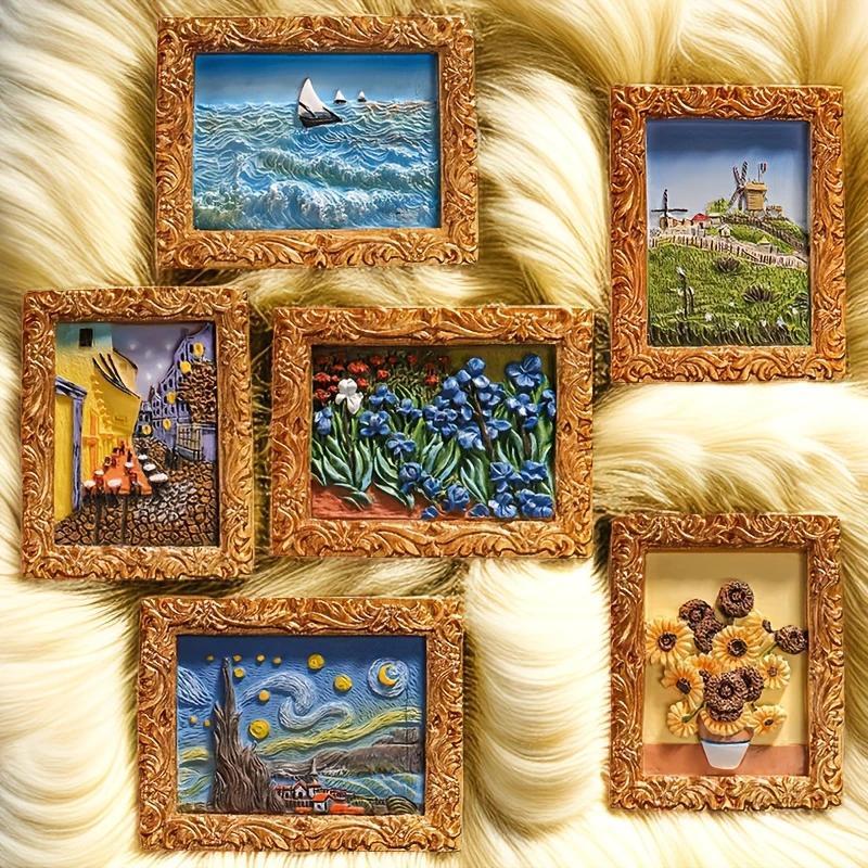 💖Last Day Sale 49% OFF💖Van Gogh Inspired Fridge Magnet Set