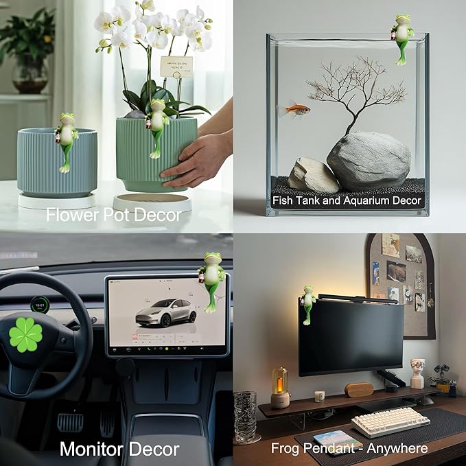 🔥Last Day - 49% OFF🐸 Frog Flower Pot Hanger Ornament🍷