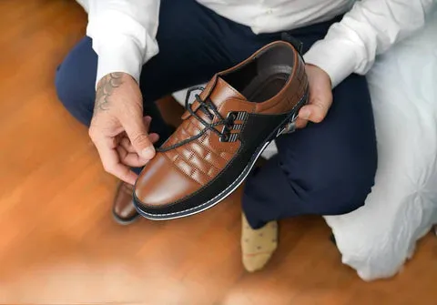Oxford Derby™ Orthopedic Leather Shoes