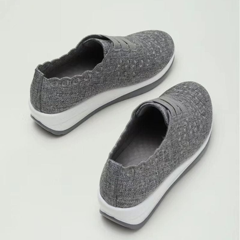 Women Orthopedic Shoes Comfy Elastic Mesh Round Toe Slip On