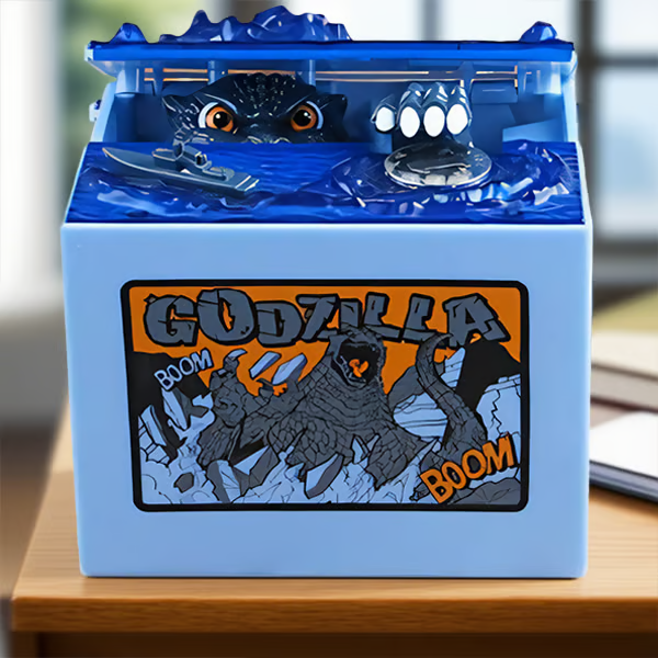 🔥LAST DAY 50% OFF -🦖Godzilla Coin-Stealing Bank 💰(Automatic Musical Piggy Bank)