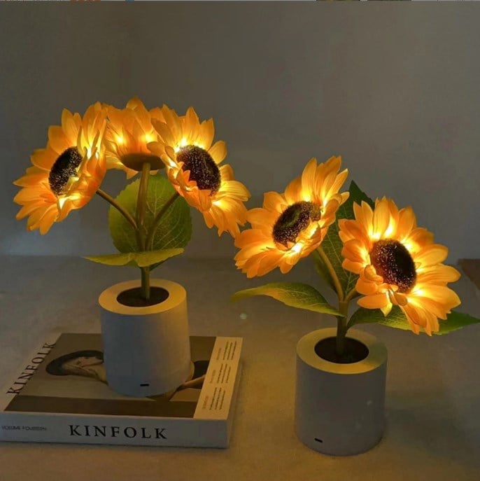 🌻🔥This Week's Special Offer 49%-Mother's Day Presale🔥🌻Sunflower led simulation small night light
