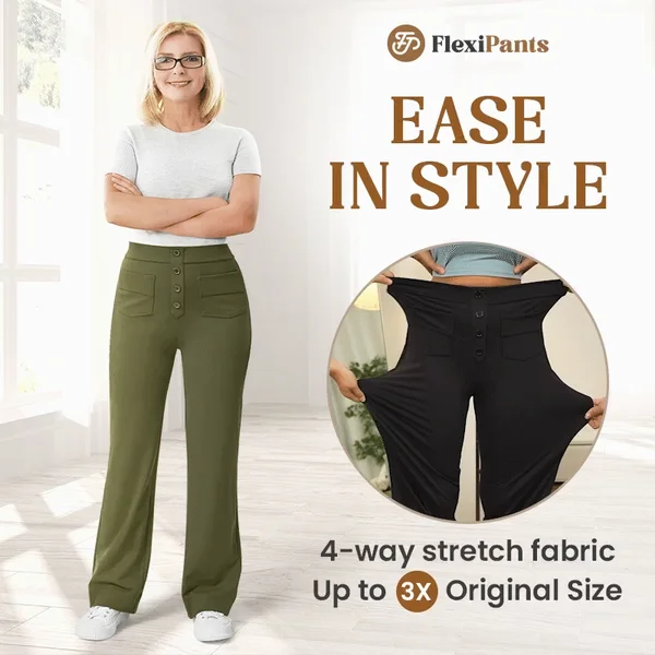 FlexPants - Women's Casual High Waist Stretch Pants