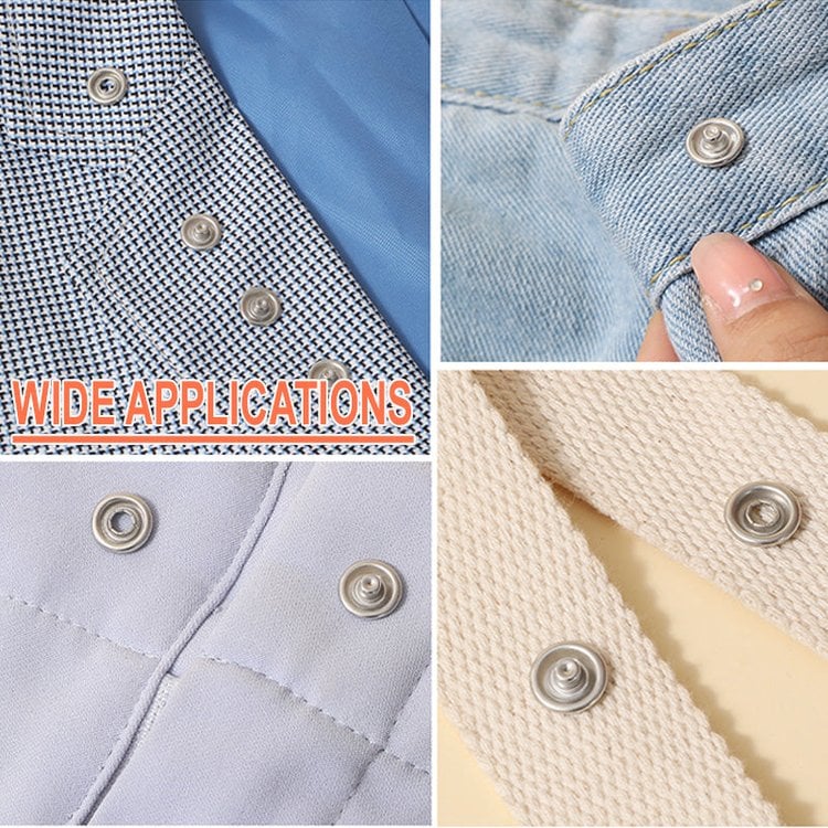 🔥HOT SALE NOW 49% OFF 🎁Metal Snap Buttons with Fastener Pliers Tool Kit