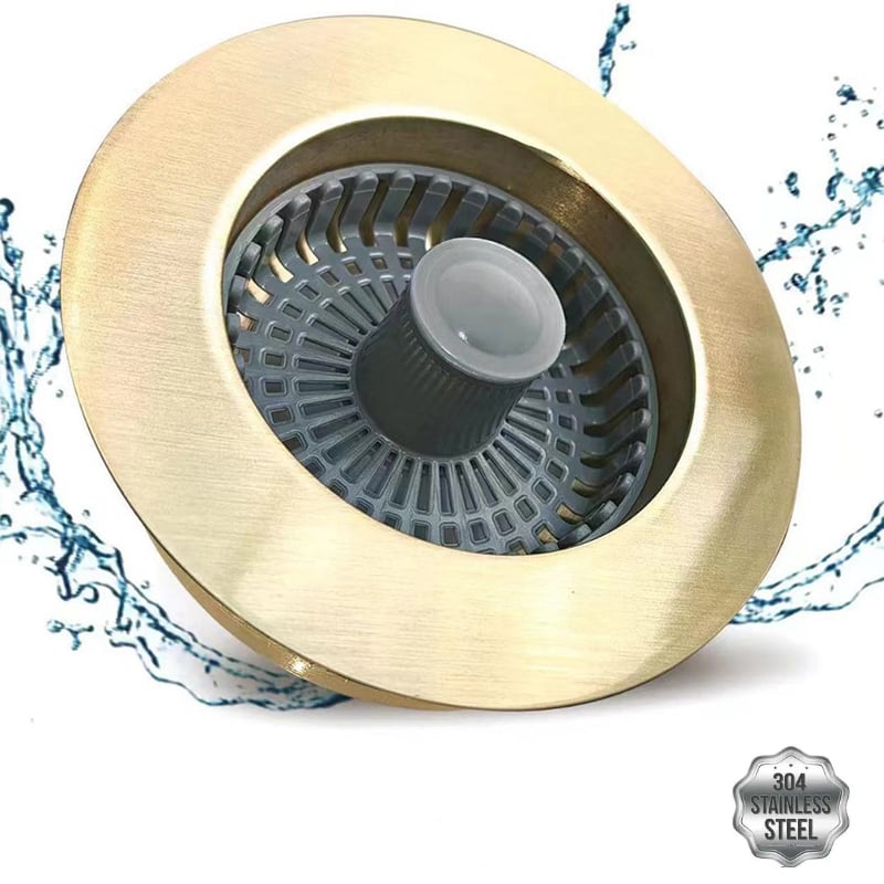 🔥LAST DAY 49% OFF-Upgraded 3 in 1 Kitchen Sink Drain Strainer