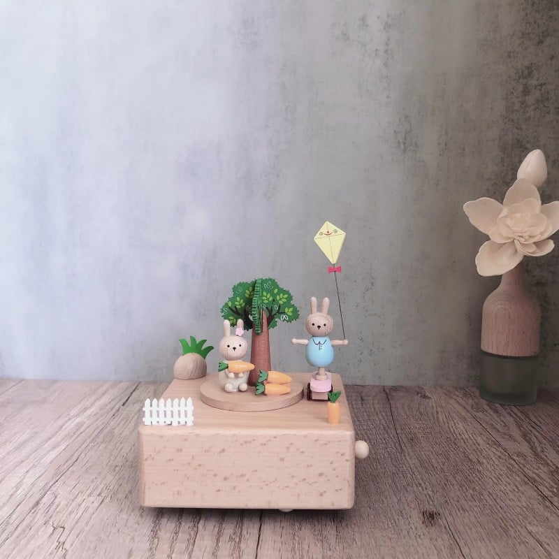 Handmade Wooden Rotating Music Boxes-🔥BUY 2 FREE SHIPPING🔥