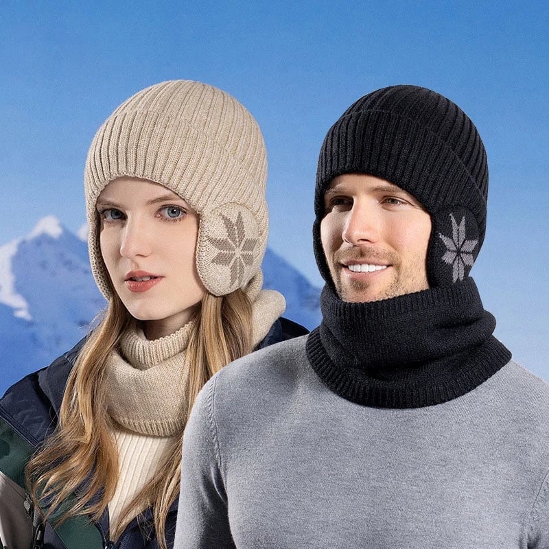 🔥HOT SALE NOW 49% OFF 🎁 -Winter Beanie Hat Scarf Sets Warm Knit Hat