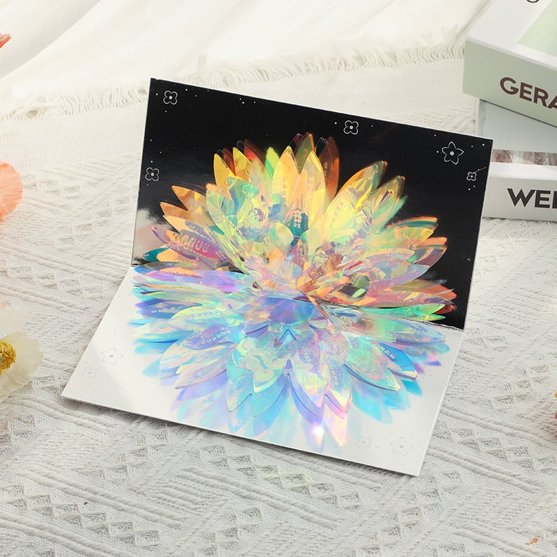 🦚🌈Dazzling Peacock Greeting Card