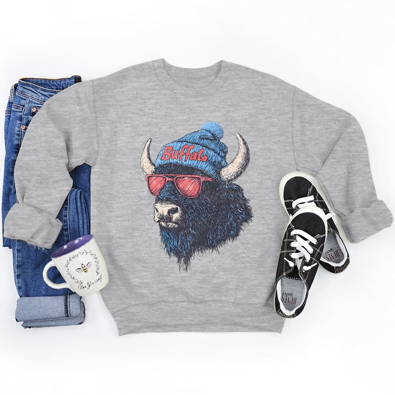 🔥Spirit Animal Football Graphic Sweatshirts - City Animal Sports Pullover