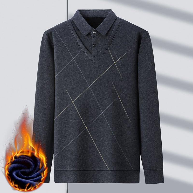 🔥 Christmas Promotion  - 30% Off🔥 Fake Two Pieces  Knitted Pullover