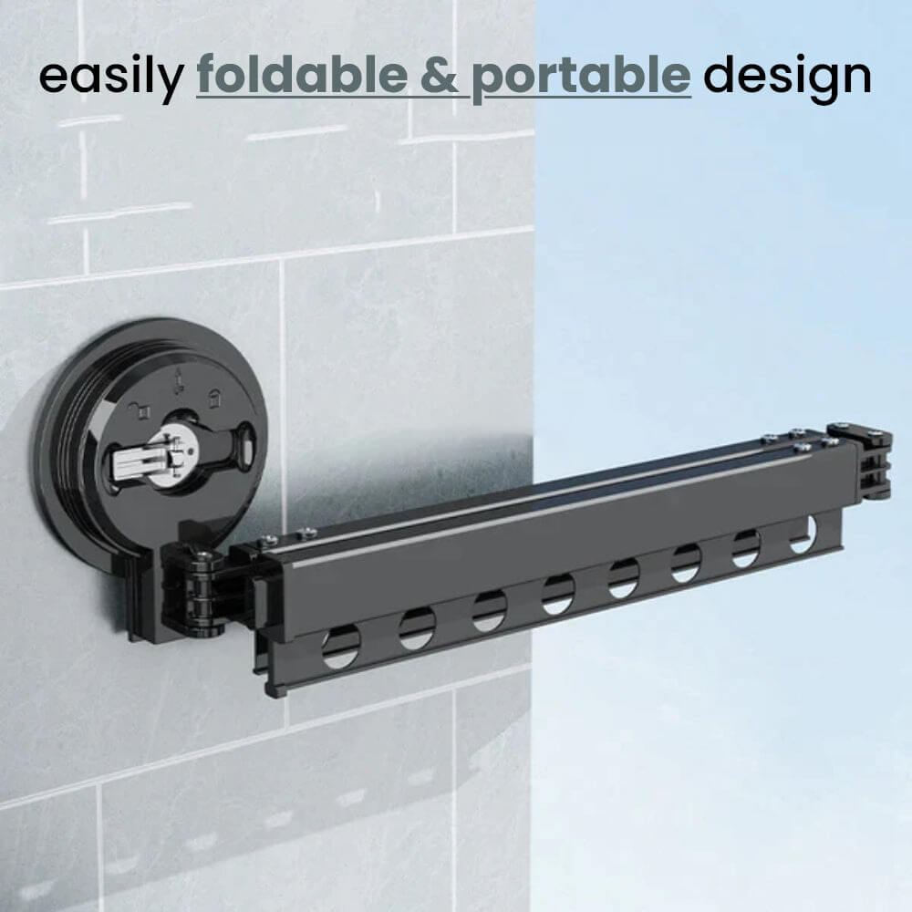 Extendable rack for drying clothes