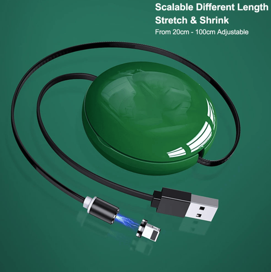 ⚡3 in 1 Retractable Magnetic Fast Charging Cable⚡