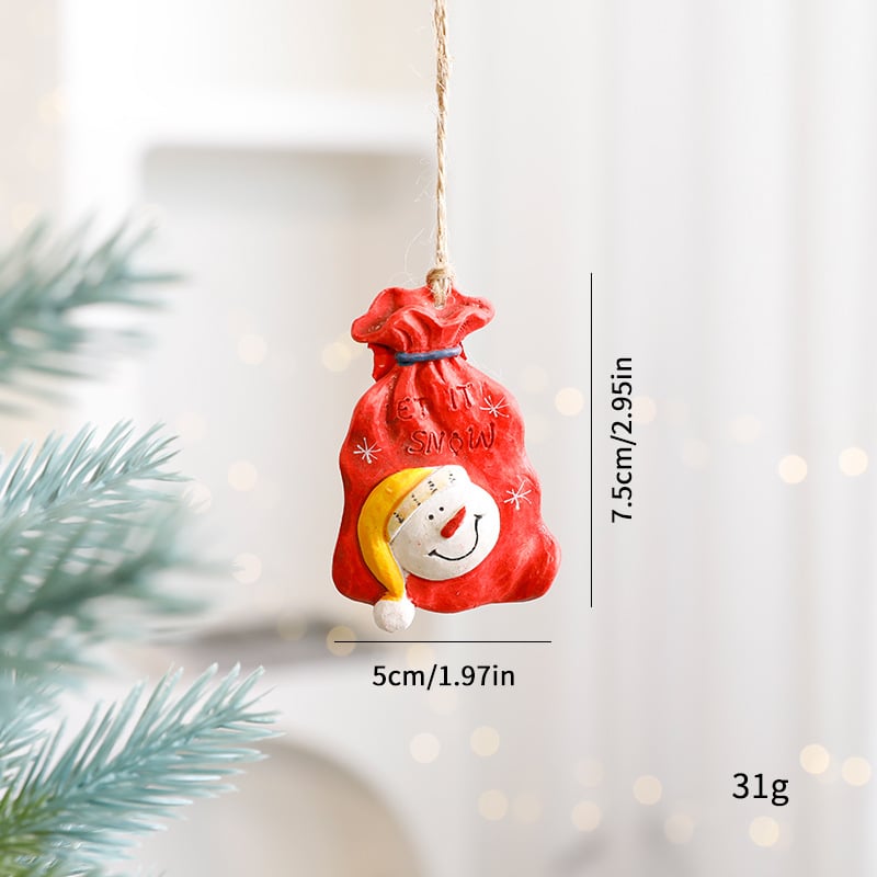 🎅⛄Hand-Painted Resin Christmas Ornaments🎄