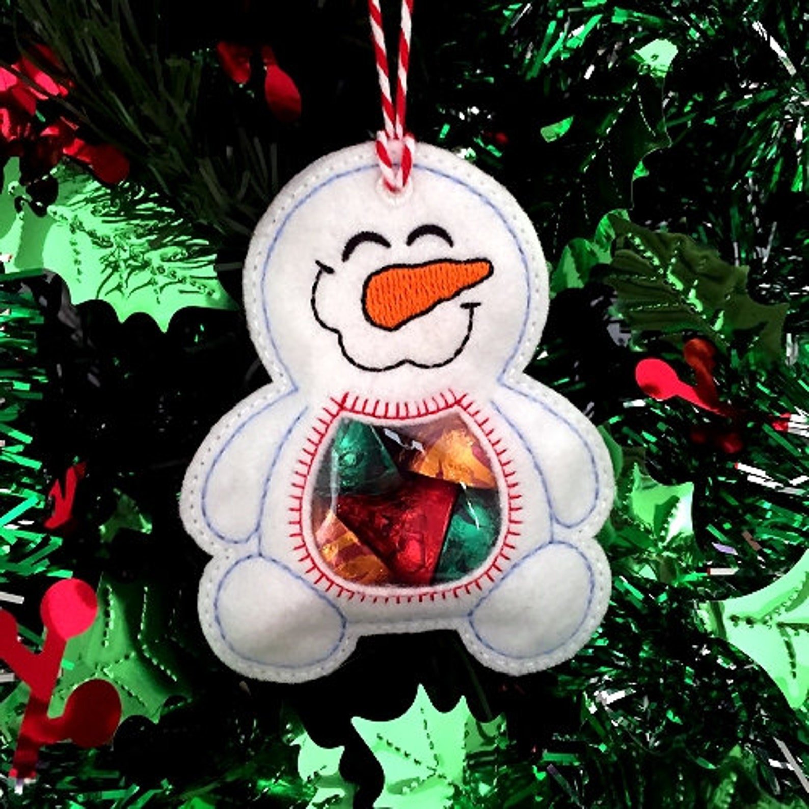 🎄Cute Peekaboo Snack Bag |  Perfect addition to Christmas