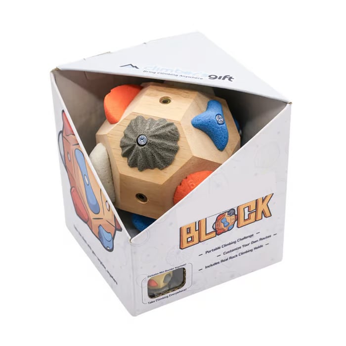 🧗‍♀️Handcrafted Boulder Block - Build Strength and Precision