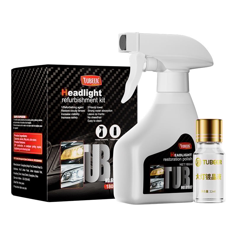 🔥LAST DAY 49% OFF - 🚘Automotive Headlamp Restoration Fluid Kit