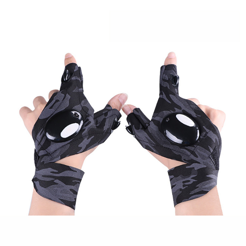 LED Gloves with Waterproof Lights