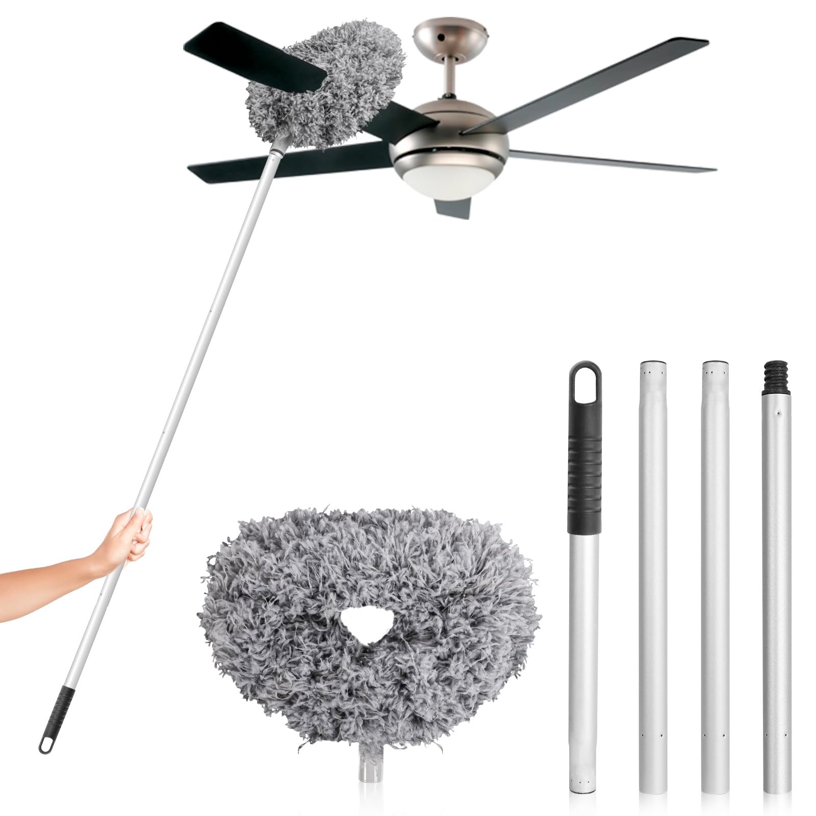 Last Day Sale 50% OFF—Ceiling Fan Cleaner Duster with Extension Pole